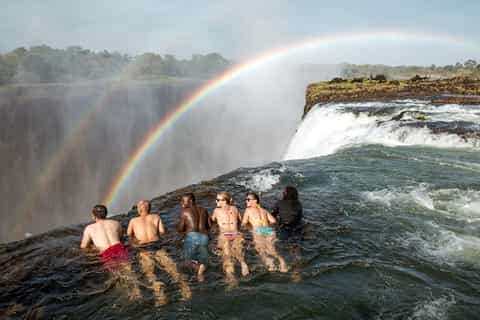 Devil's Pool at Livingstone Island, Zambia
