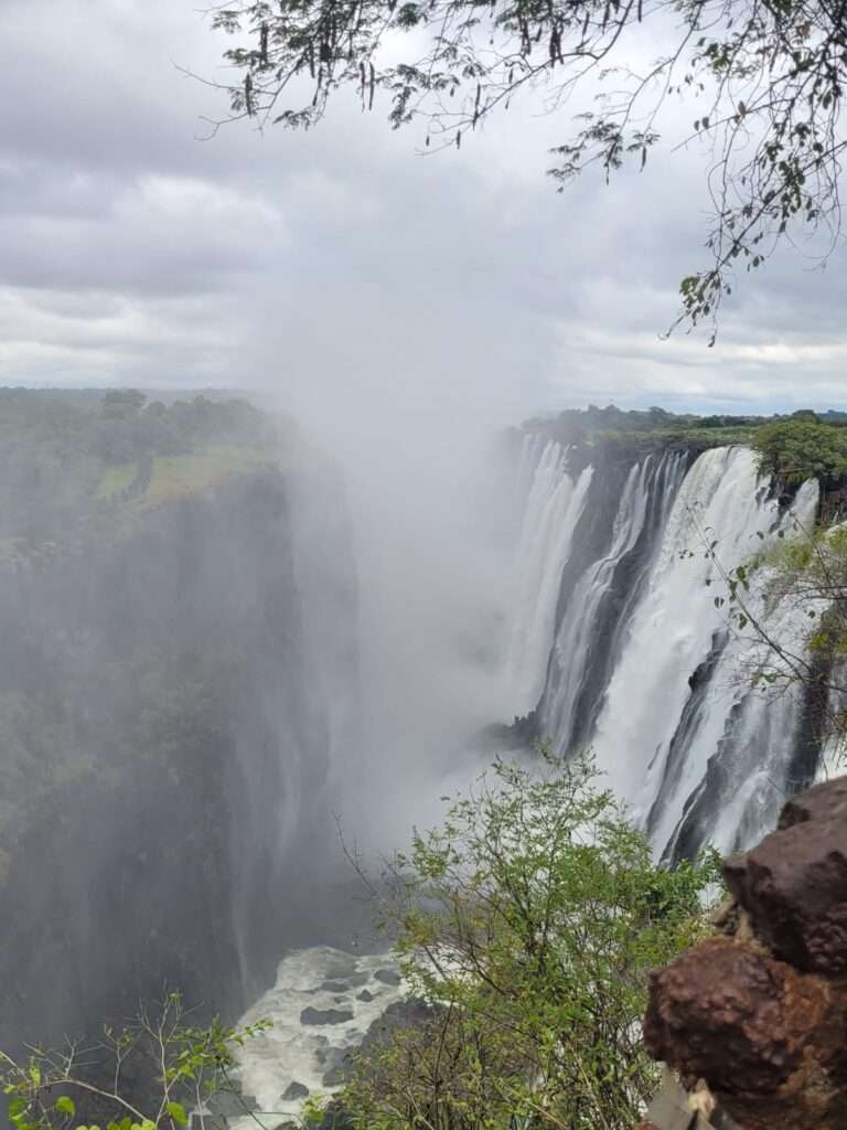 View of the Victoria Falls from the Zambian side