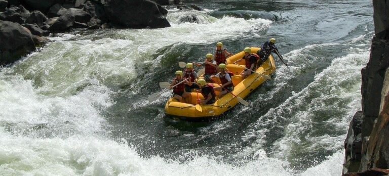 White water rafting Victoria Falls