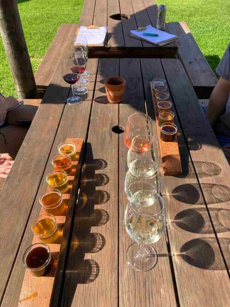 Craft beer and wine tasting at Birkenhead House in Stanford