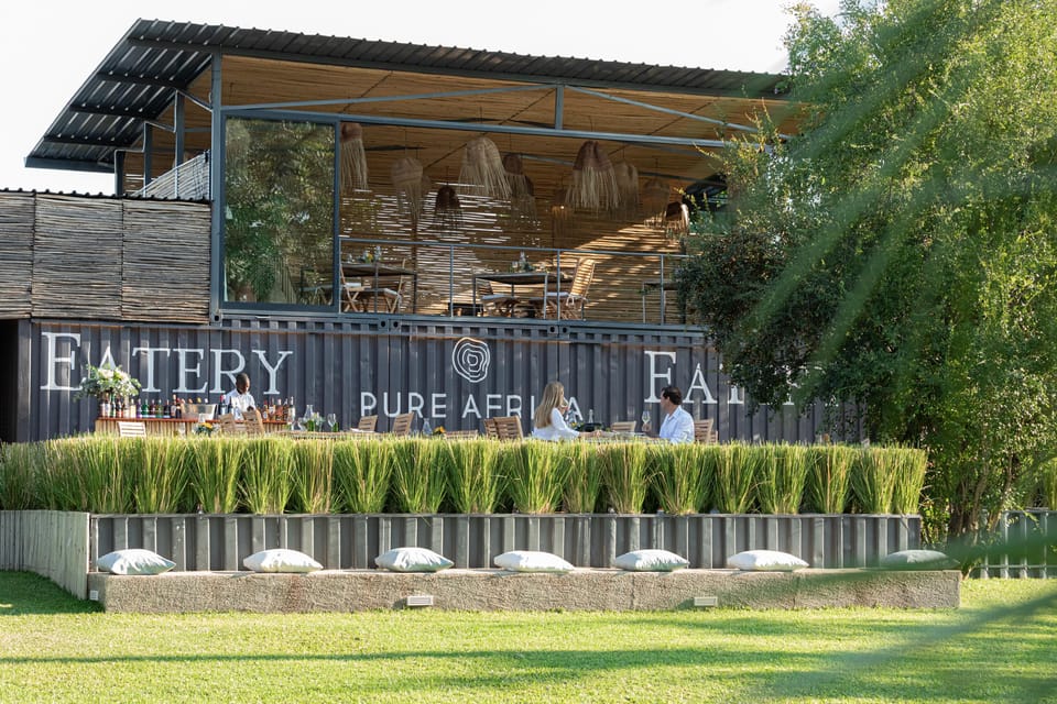 The Eatery restaurant in Victoria Falls, Zimbabwe is very popular and great restaurant to eat at between adventures.