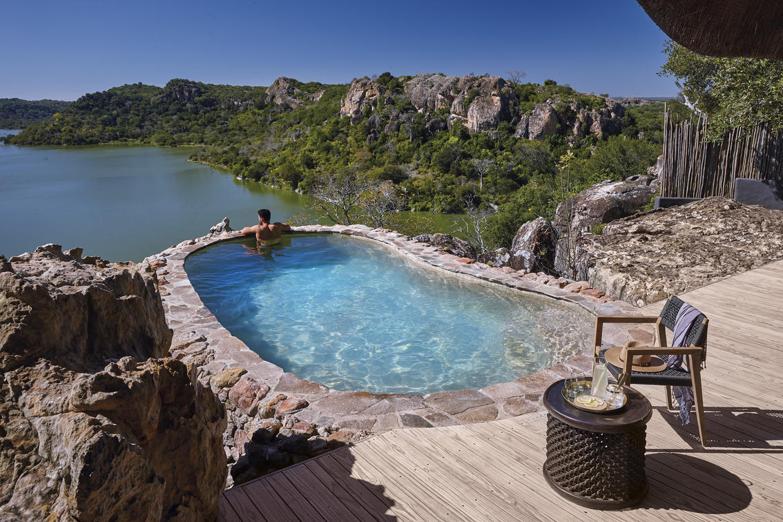 View from Singita Pamushana in Zimbabwe