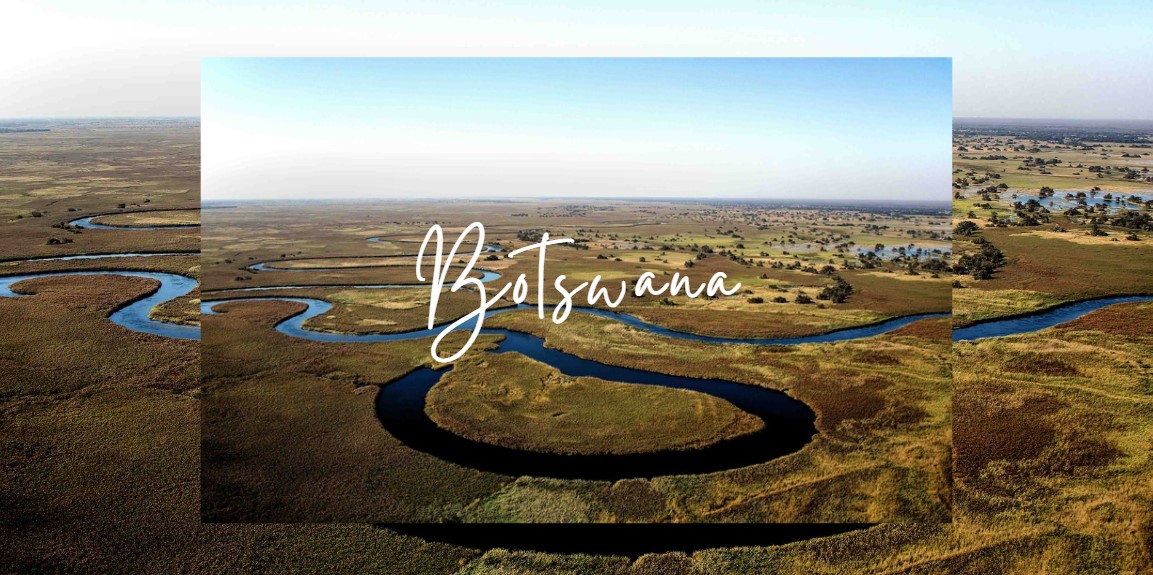 Waterways of the Okavango Delta in Botswana