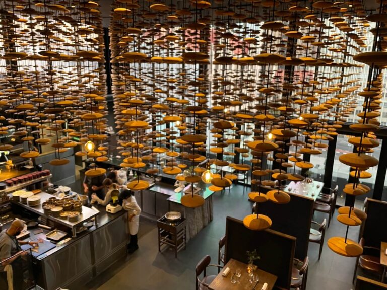 View from above of FYN Restaurant in Cape Town