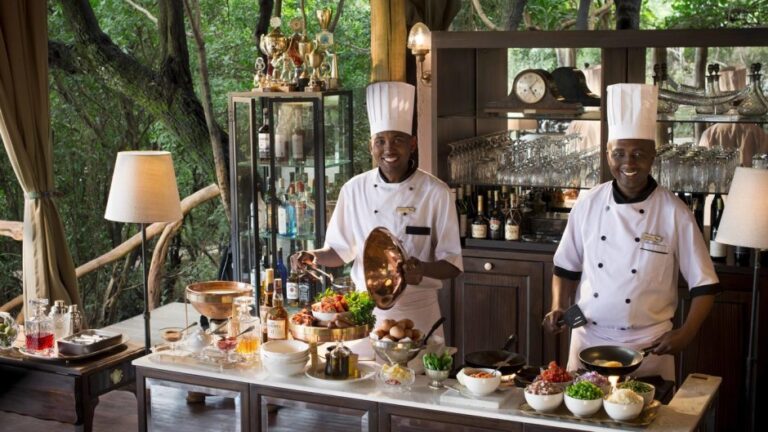 Chefs at &Beyond Bateleur Camp